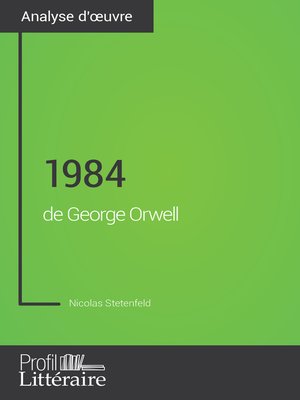 cover image of 1984 de George Orwell (Analyse approfondie)